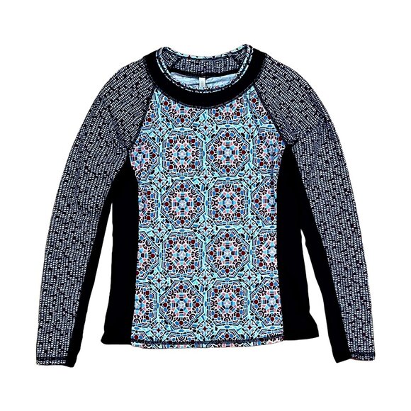 Helen Jon Swim Shirt | Like New | UPF 50+ | Long Sleeves | Crewneck | Rash Guard - Picture 4 of 10